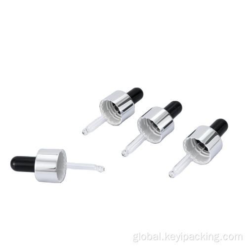 24mm aluminum shell glass dropper for dropper bottles